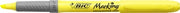 BIC overstregningspen Brite Liner Grip gul
