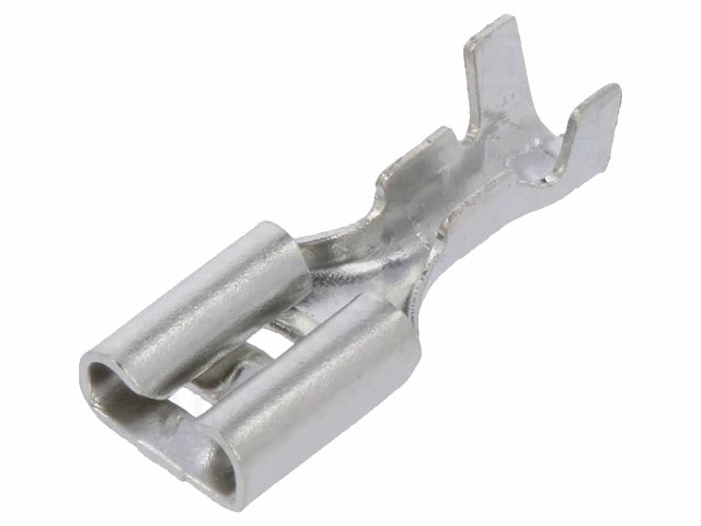 Uisoleret spadefatning - 4,8mm hun, 0,5-1mm² (100 stk.)