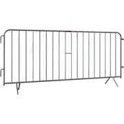 Publikum-/afspærringshegn 2,48 x 1,1 m, galvaniseret, let