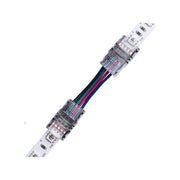 Samler med ledning til LED strip - 10mm, RGB, Vandtæt, 5V-24V