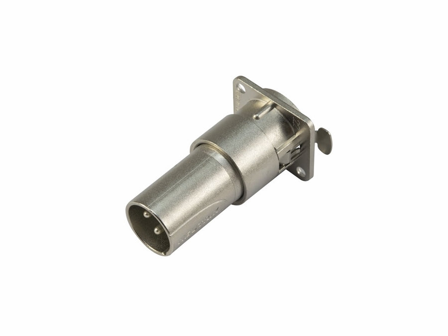 XLR hun/han (feedthrough) adapter til panelmont.