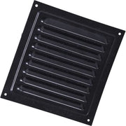 Jalousirist med insektnet 200x200 mm, sort, MVM