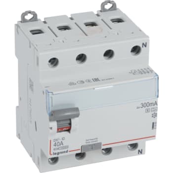 DX3 RCCB fejlstrømsafbryder 40A 4pol 300mA type-A-S 4M 10KA
