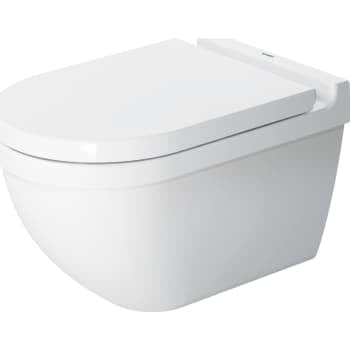 DURAVIT Starck 3 vægtoilet med åben skylle-rand og sæde med softclose