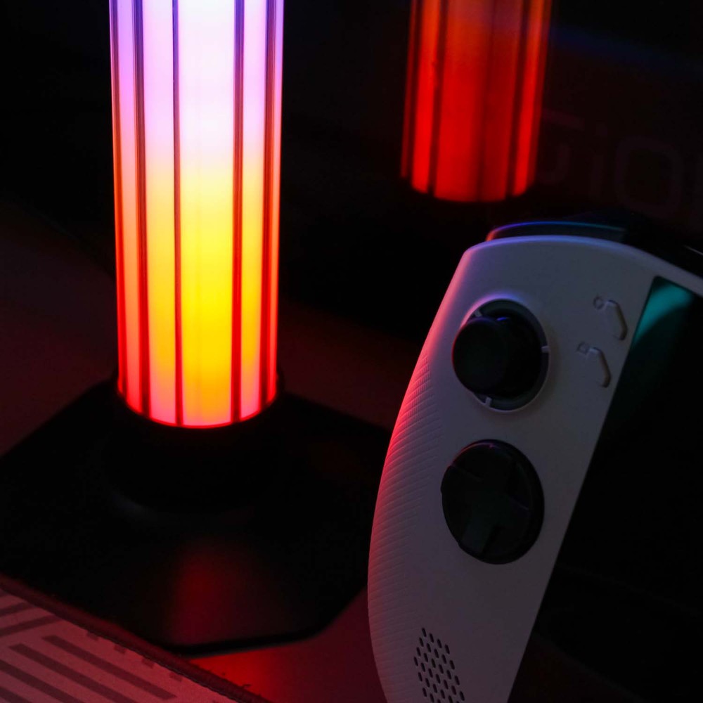 2 stk. 43cm RGBIC ambient light bar med Bluetooth og 5W effekt - USB-indgang 5V