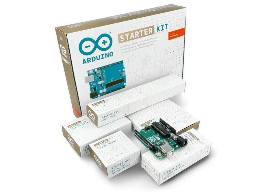 Arduino Starter kit m. Arduino UNO + Bog + 15 projekter