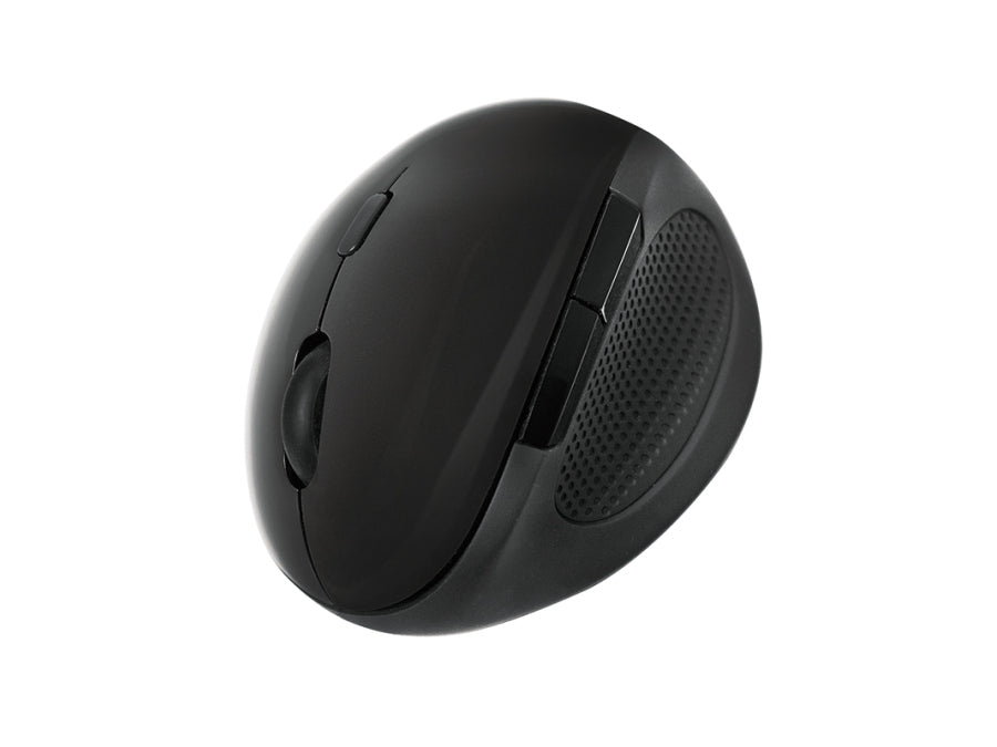 2.4GHz trådløs ergonomisk mus - 1600dpi, Sort