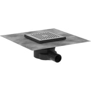 Hansgrohe afløbsskål, ø40/150 x 150 mm, børstet rustfrit stål