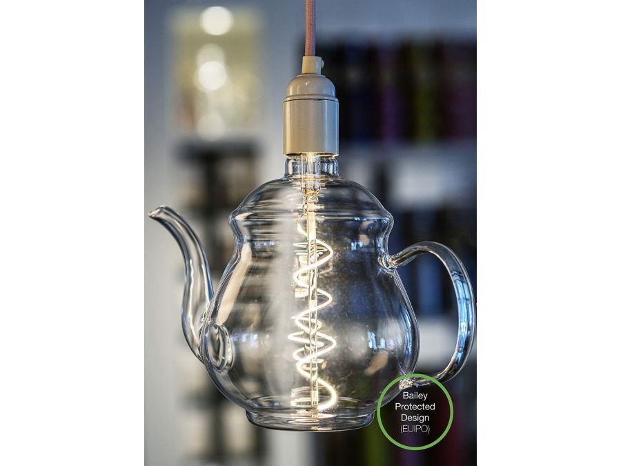 Teapot Earl LED pære - 4W, E27, Klar (2200K)