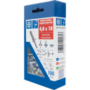 Nitte 4,0 x 10,0 mm, 100 stk.