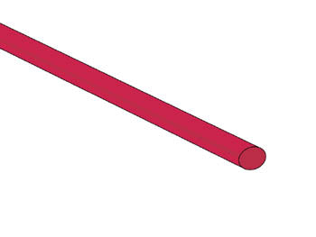Krympeflex 2:1 - Ø3,2mm RØD (1,2m)