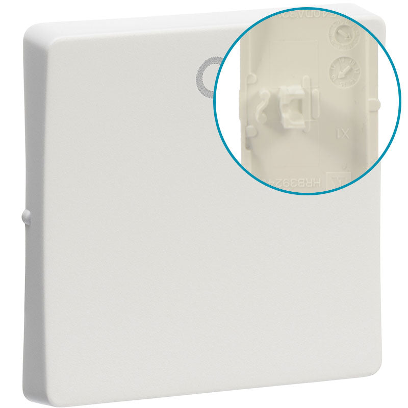 LK FUGA® afbryder 16A tangent 2 pol 1, lysegrå (ny type)