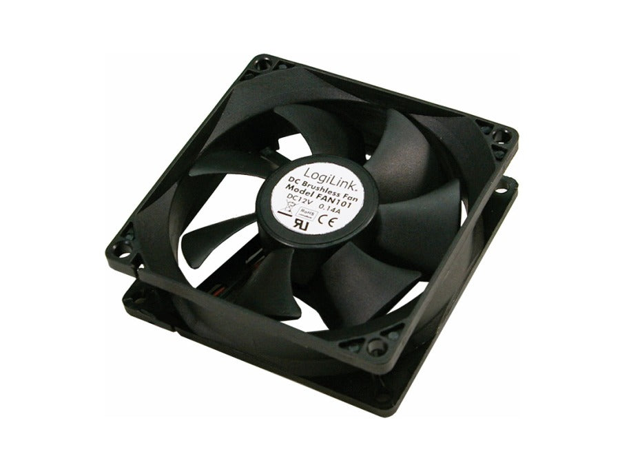 FAN103, kabinet køler, 120mm, sort