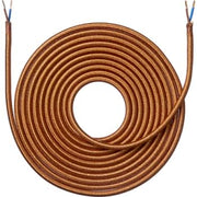 Stofledning 4 meter, Shiny Kobber