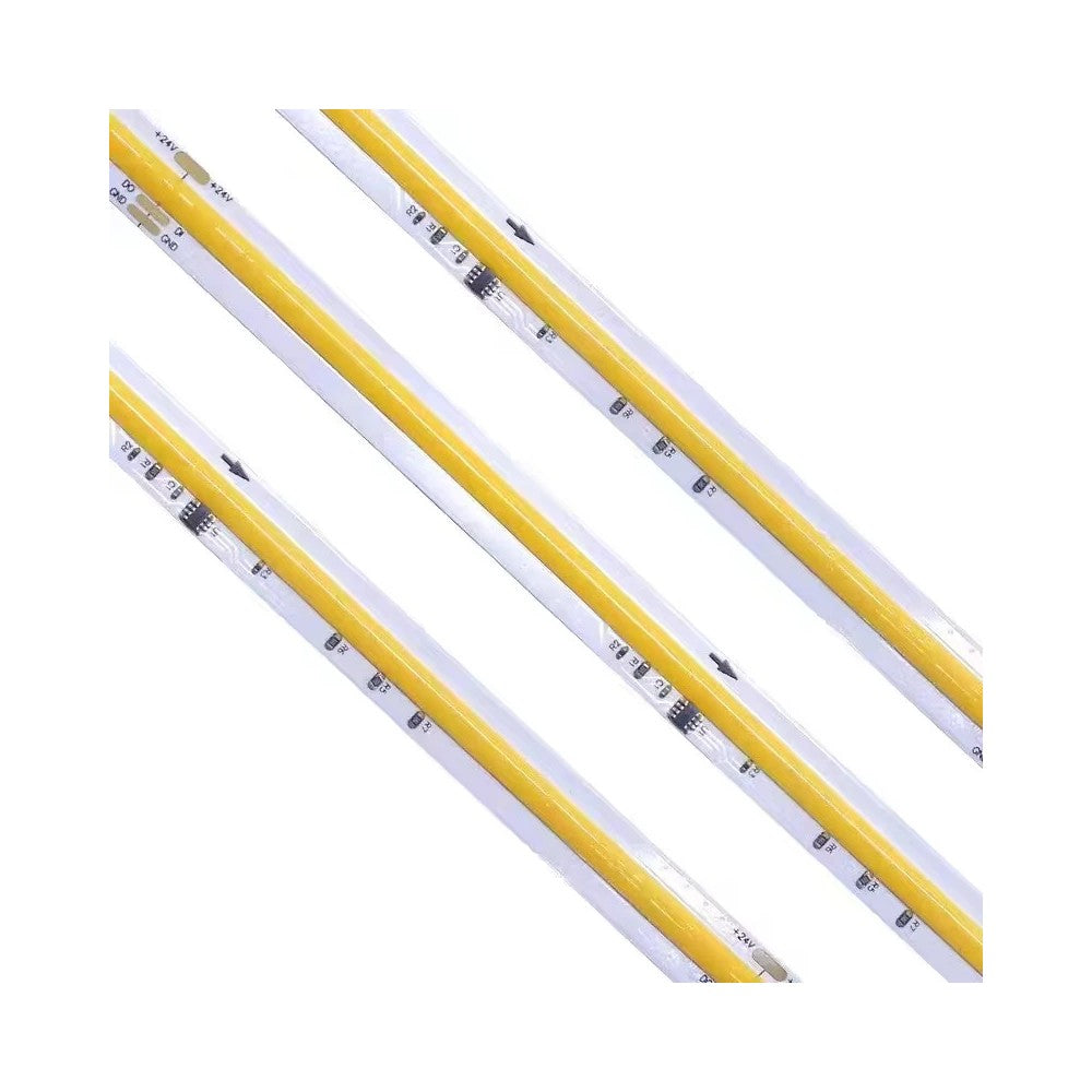 5m COB LED strip IC løbelys/running - 12W/m, 120 LED pr. meter, 24V