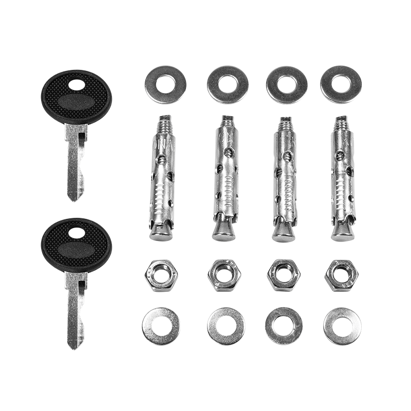 19" væg-rackskab - 12U B600xD560mm (Single) Sort