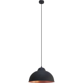 Truro 2 Pendel Ø370, sort/kobber Indv.