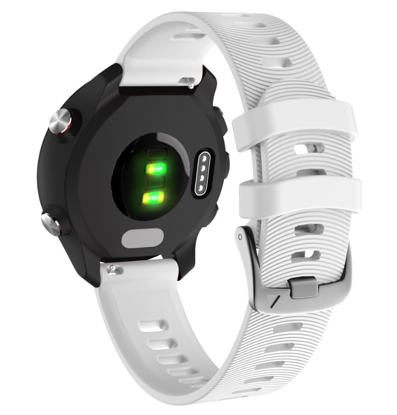 Urrem til Garmin Forerunner 55 - 20mm, Hvid