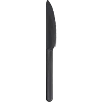 Kniv plastik PP koksgrå 18,7cm flergangs 50stk
