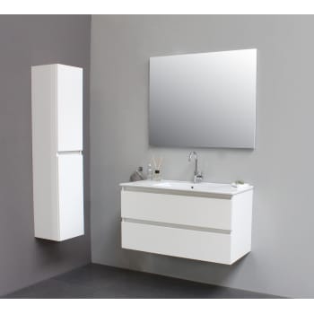 Sanibell Online møbelsæt 81x46,5 cm hvid højglans, LEVERES USAMLET