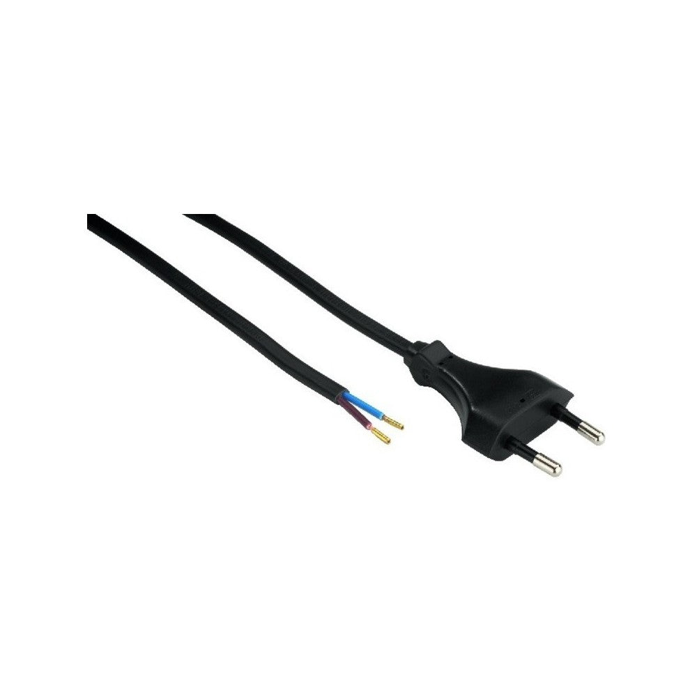 1,5 meter strømkabel med Eurostik, 250V, 6A, IP20 - til indendørs brug