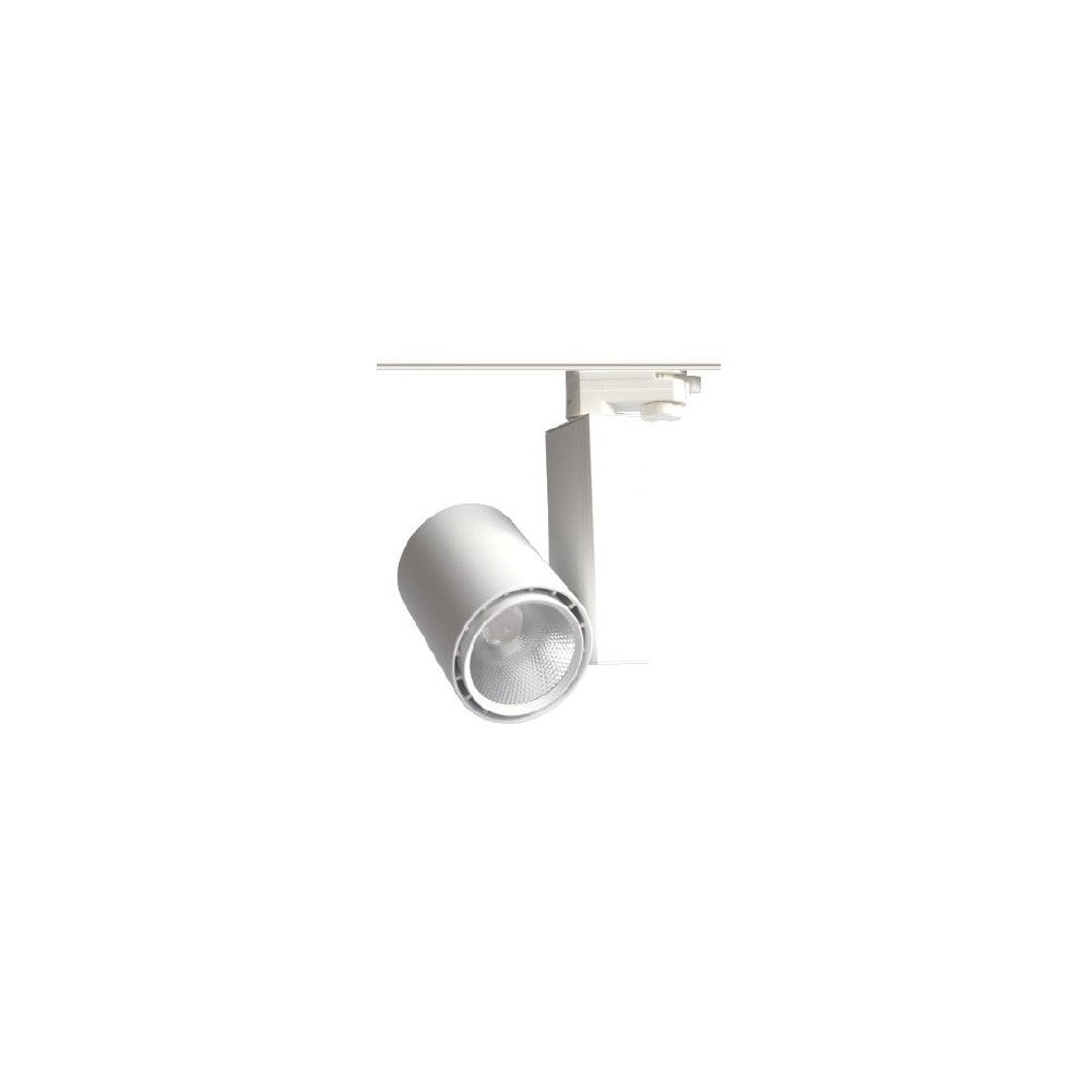 30W Citizen LED Skinnespot - Erstatter 85W, 3000K, 60°, 1 fase, Input 230V, 3000lm, RA80