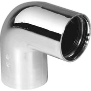 Vinkel 90° forkromet Purus Ø 32 mm indstik PP