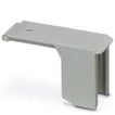 COVERING HOOD 140X29X33MM, GREY