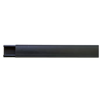 E-Line Minikanal 20x12 mm med tape 2 meter, sort