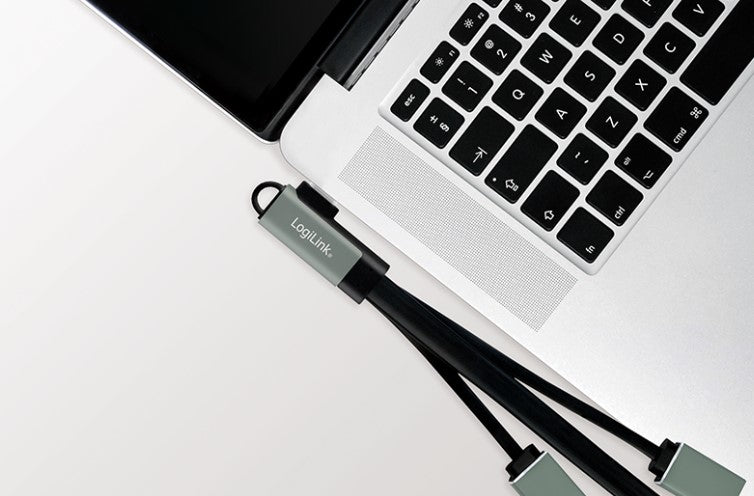 Vinklet USB-C hub - 2 x USB2.0, 1 x USB3.0, 480/5Gbps