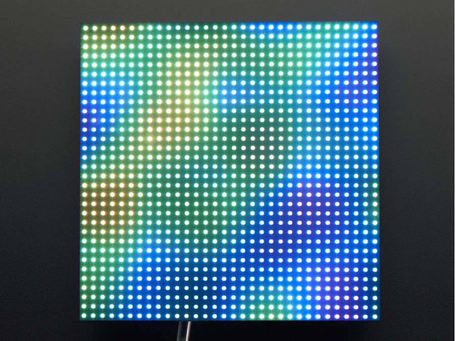 RGB Dot-matrix LED panel - 32x32 pixel (128x128mm)