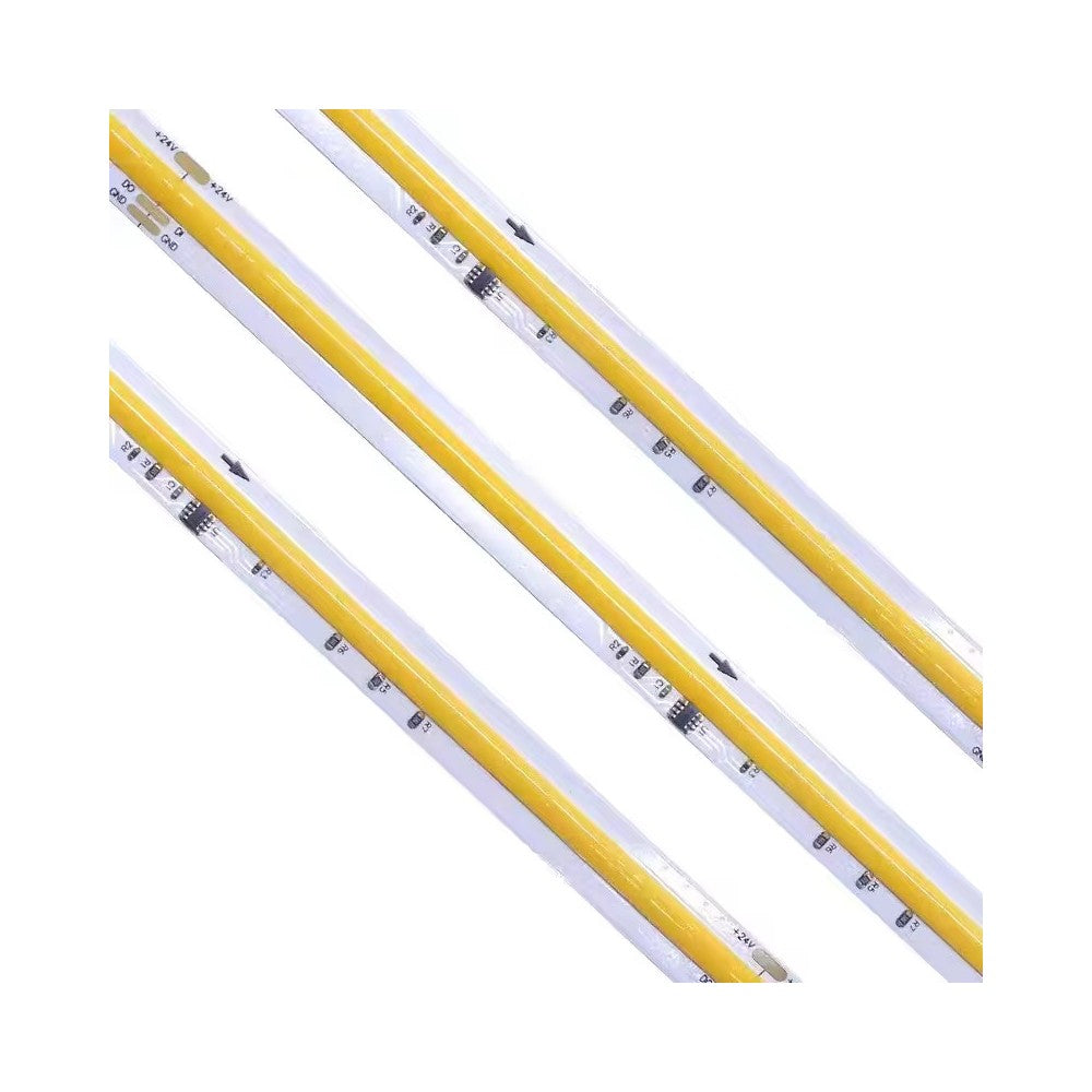 10m COB LED strip IC løbelys/running - 12W/m, 120 LED pr. meter, 24V