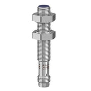 Induktiv føler i metal skærmet. Størrelse = M8. Output: PNP NO. Sn = 2,5mm. M8-stik