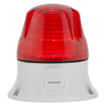 ADVARSELSLAMPE M. LED 12/24V AC/DC RØD