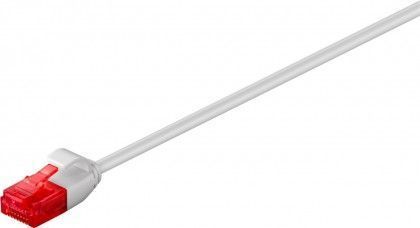 CAT6 Patchkabel, Slim, U/UTP, CU, 2xRJ45, Grå (2m)