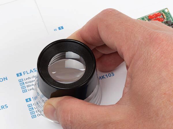 Lup - Forstørrelsesglas m. 10x dioptri - Ø25mm