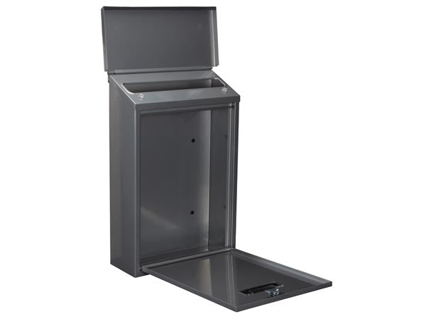 Postkasse - RIO, Sølvgrå