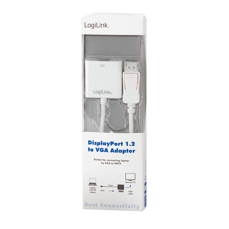 DisplayPort adapter - DP han til VGA hun (0,2m)