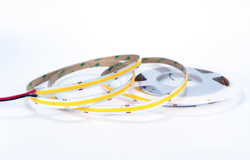 COB LED bånd 5m 24V 14W 3000K IP20 1600lm/m CRI95 m/2x3m kabel