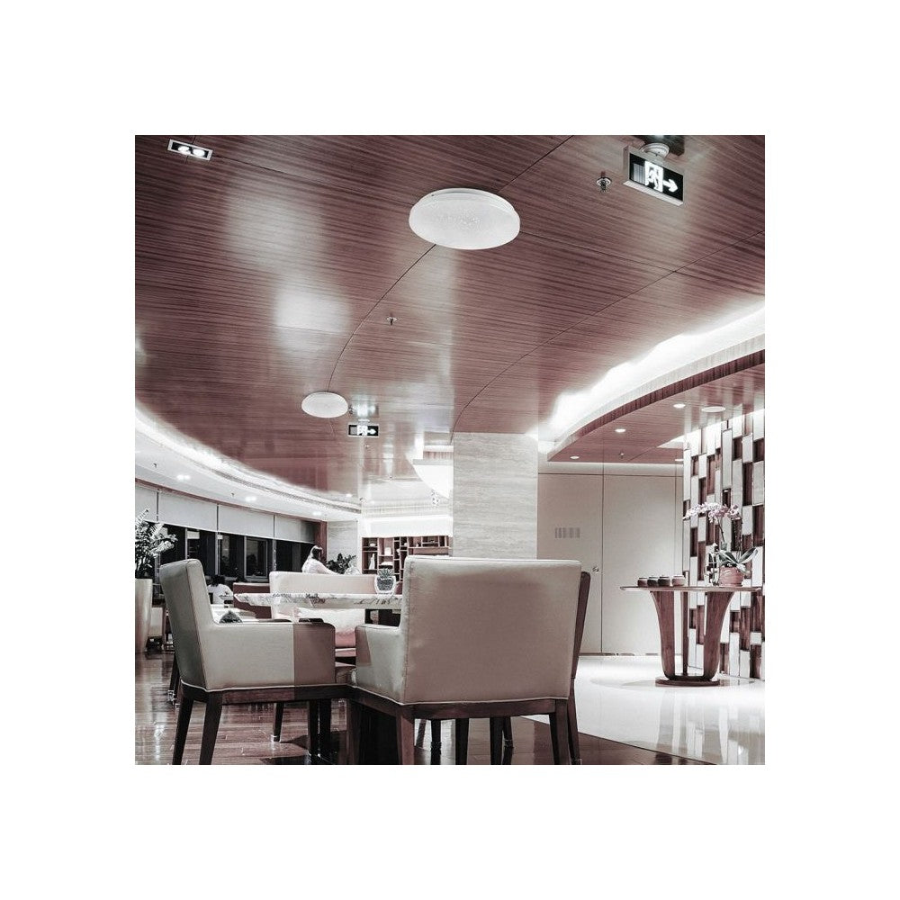 36W Loftlampe med RGB+WW+CW, Stjernebetræk - Kompatibel med Amazon Alexa og Google Home