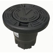 AVK 210 mm ventilbetäckning, rund ram/lock V-märkt
