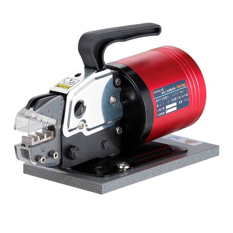 Pneumatisk Krimpmaskine m. fodpedal - 0,25-10mm², 5-6 bar