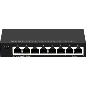 Mini Desktop Switch 8x10/100/1000 metal LA-SWAI-G008-R