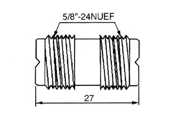 UHF(SO-239) mellemled - Hun til hun, lige