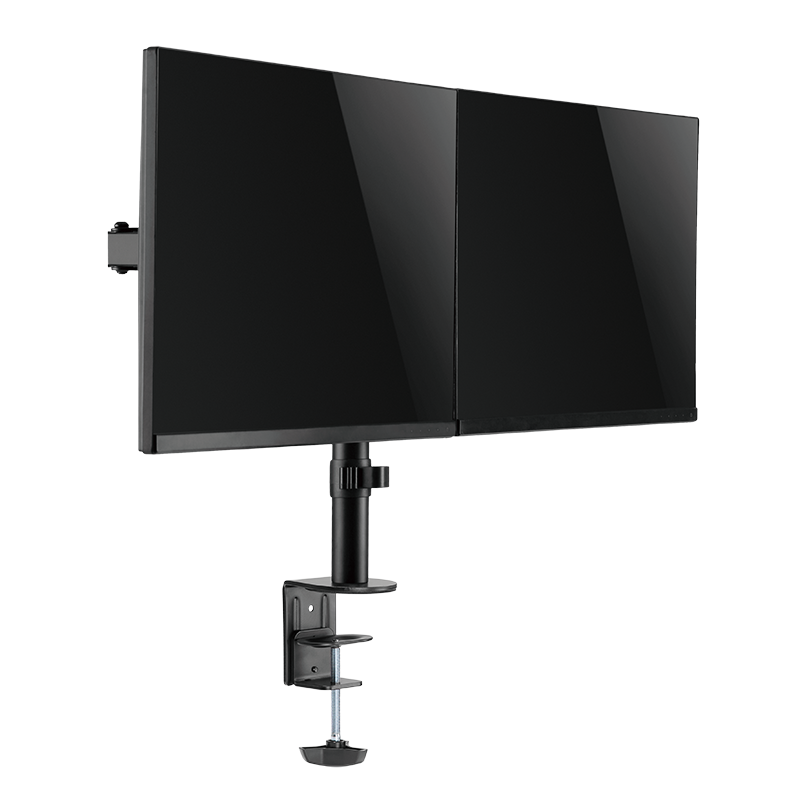 Dual Monitor Bordbeslag - 17-32" justérbar arm, vip/drejbar