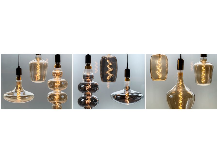 LED filament "Art-Deco" 240V / 4W, E27 (2200K) Sort, dæmpbar