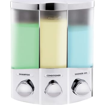 Trio dispenser krom