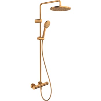 Duravit brusesystem 1000 i børstet bronze, inkl hånd/hovedbruser