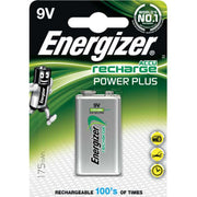 Energizer genopladelig 9V/NH22 batteri, 1 stk.