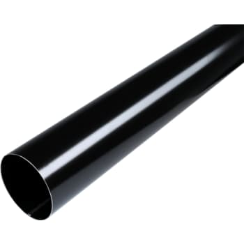 Plastmo Sort Stål nedløbsrør Ø75 mm 3m